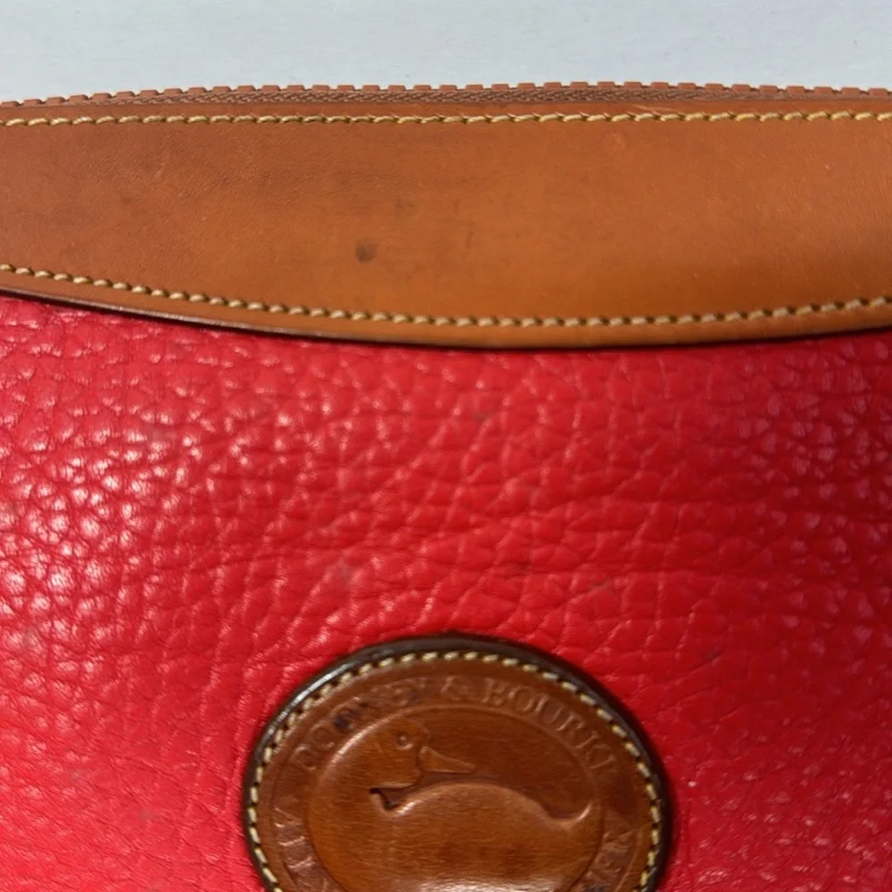 Vintage Dooney and Bourke Pebbled Leather Handbag
